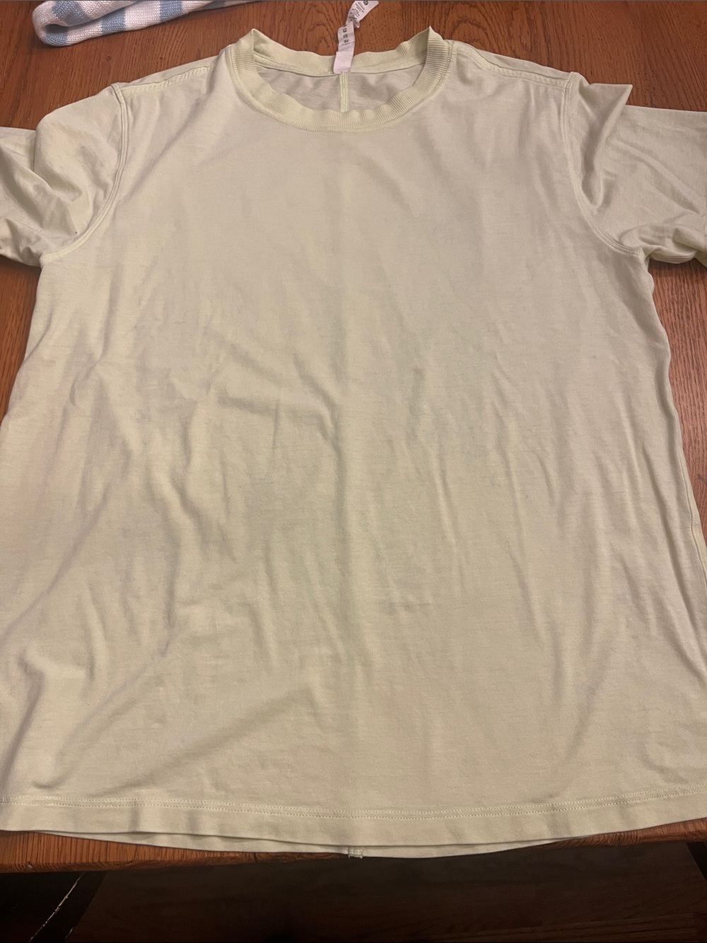 Crew Neck T-Shirt - Pale Lime
